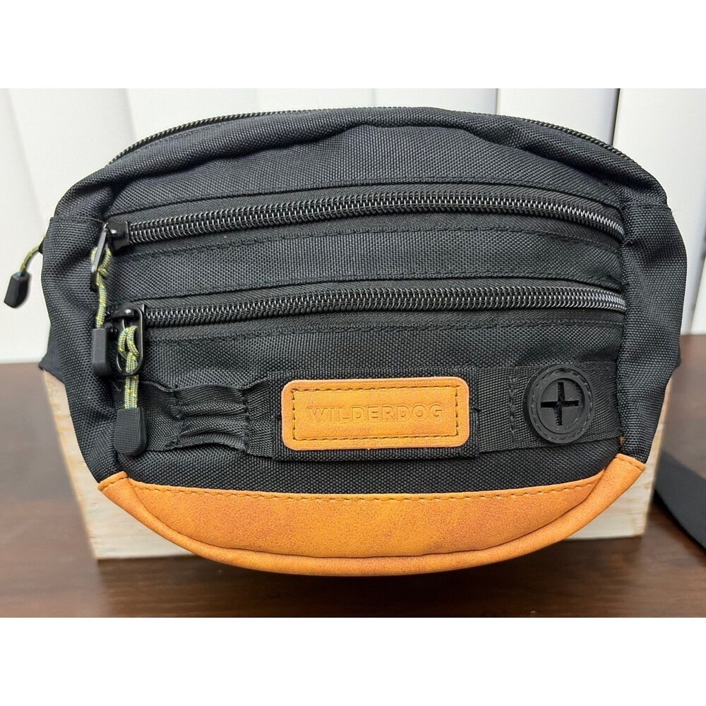 Wilderdog Waist pack Fanny Pack Black Zip Closure Dog/animal accessories